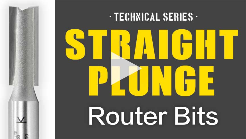 Straight Plunge Router Bit | Amana Tool Technical Series Video von ToolsToday, Ihrer Quelle für industrielle Schneidwerkzeuge