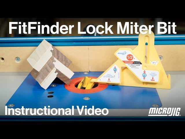 Der FitFinder Lock Miter Bit - Anleitungsvideo!