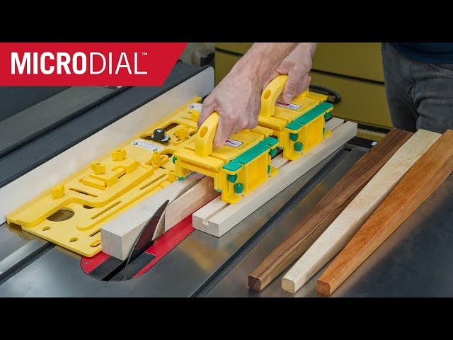 Die ultimative Holzbearbeitung Tapering Jig für konische Beine | MICRODIAL Tapering Jig von MICROJIG