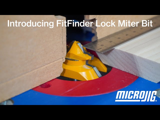 Der neue FitFinder Lock Gehrungsbohrer - perfekte Verbindungen jederzeit möglich!