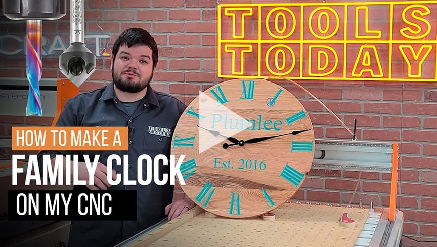 How to Make a Clock on CNC | ToolsToday