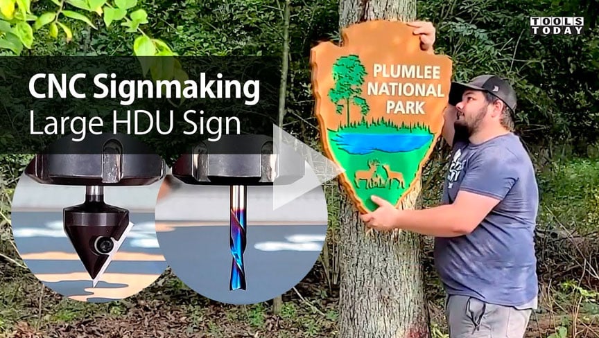 Wie man mit Oramask und Weeding Tool ein Nationalpark-Schild anfertigt | ToolsToday