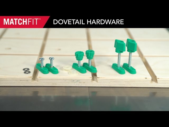 MATCHFIT Schwalbenschwanzbeschläge von MICROJIG stellen sich vor