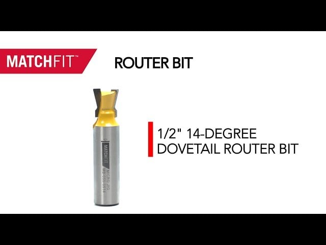 Der neue MATCHFIT Schwalbenschwanzfräser von MICROJIG!